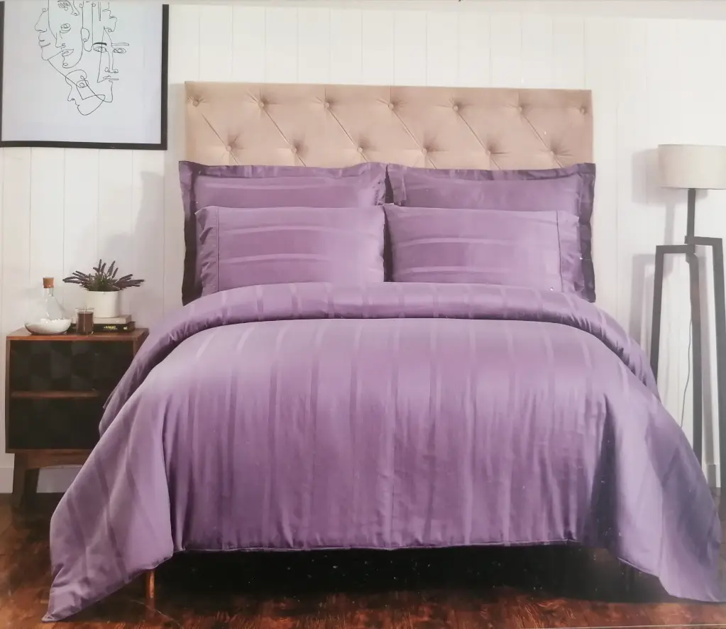 مفرش اسكاي هوم مقلم قطن نفر ونص 3 ق 