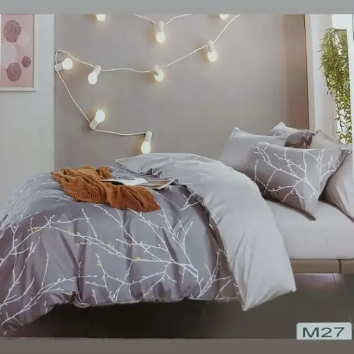 [5322147] مفرش مثاليه 6 ق  مقلم نفرين 