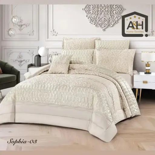 [5322175] مفرش جاكار دانتلا نفرين 7 ق A.H  