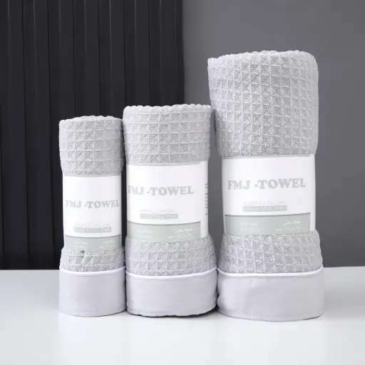 [5331025] منشفه وافل 70*140سم 