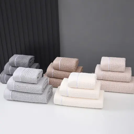 [5331026] منشفه وافل 50*90سم 